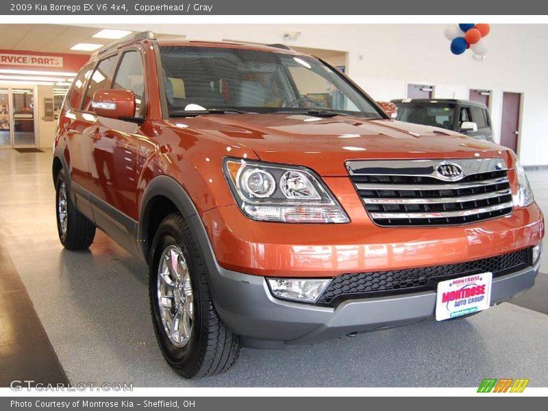Copperhead / Gray 2009 Kia Borrego EX V6 4x4