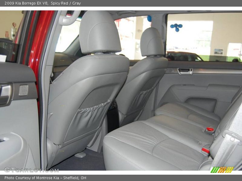 Spicy Red / Gray 2009 Kia Borrego EX V8