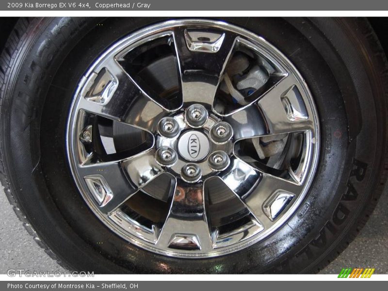 Copperhead / Gray 2009 Kia Borrego EX V6 4x4