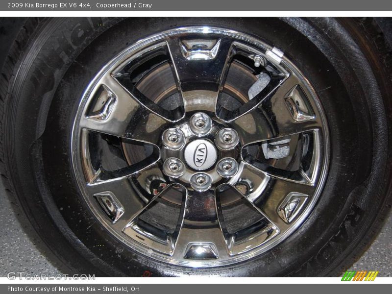 Copperhead / Gray 2009 Kia Borrego EX V6 4x4