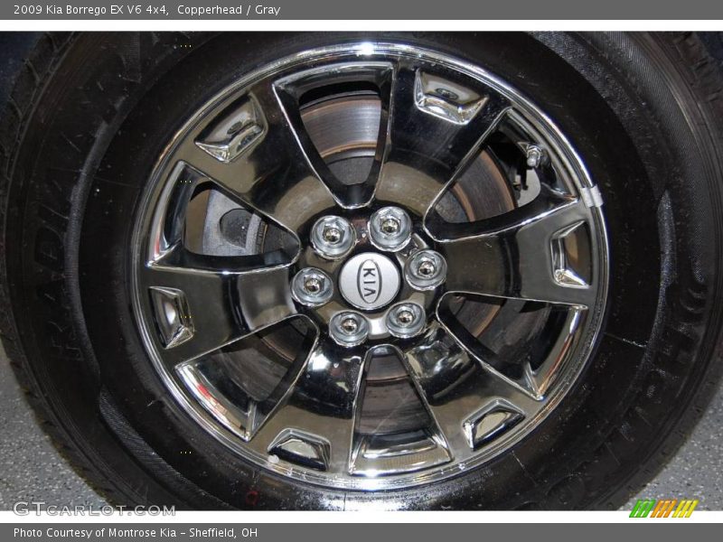 Copperhead / Gray 2009 Kia Borrego EX V6 4x4