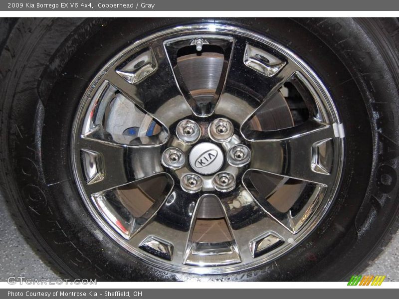 Copperhead / Gray 2009 Kia Borrego EX V6 4x4