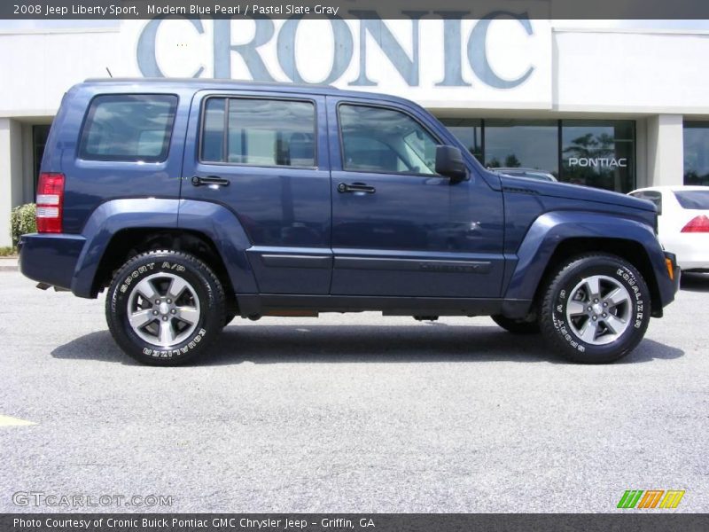 Modern Blue Pearl / Pastel Slate Gray 2008 Jeep Liberty Sport