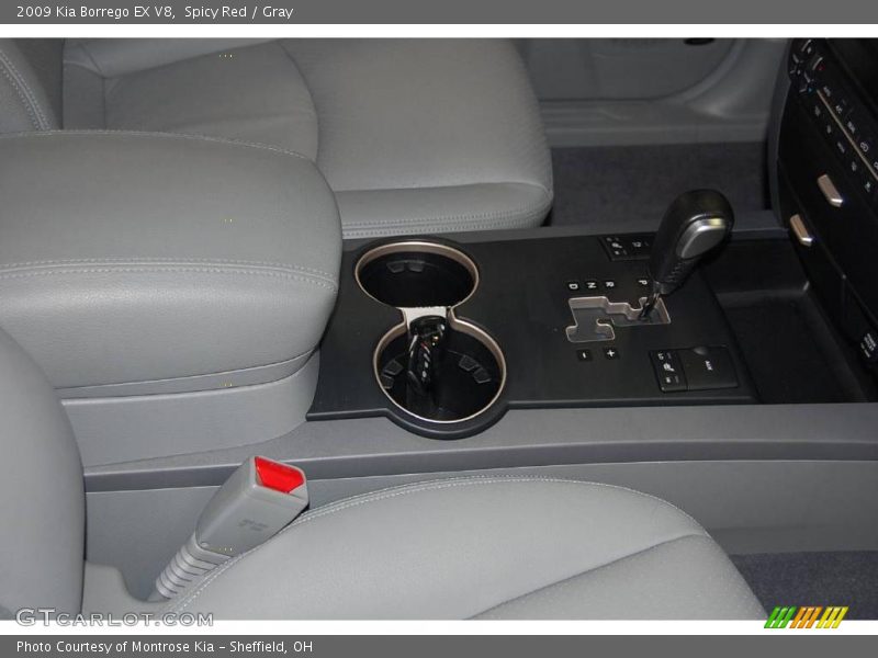 Spicy Red / Gray 2009 Kia Borrego EX V8
