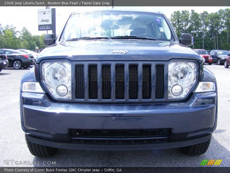 Modern Blue Pearl / Pastel Slate Gray 2008 Jeep Liberty Sport