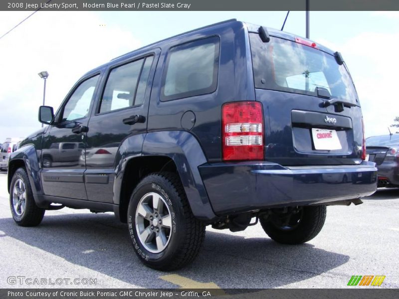 Modern Blue Pearl / Pastel Slate Gray 2008 Jeep Liberty Sport