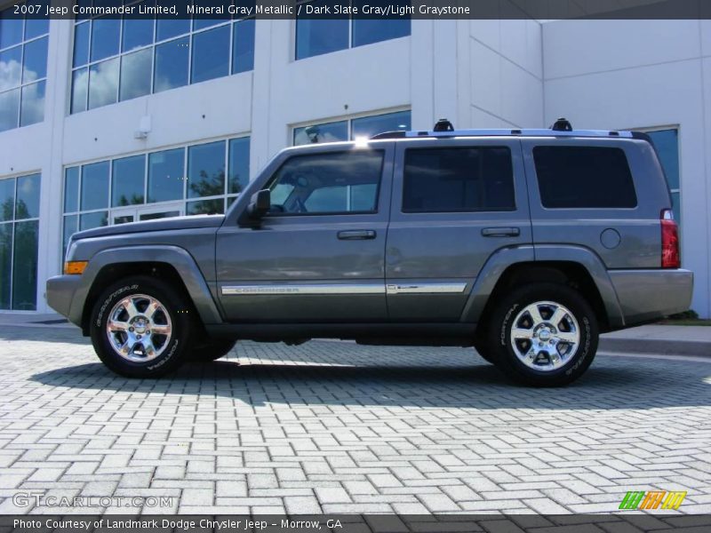 Mineral Gray Metallic / Dark Slate Gray/Light Graystone 2007 Jeep Commander Limited