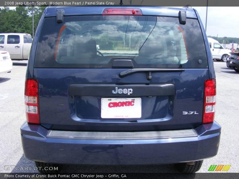 Modern Blue Pearl / Pastel Slate Gray 2008 Jeep Liberty Sport