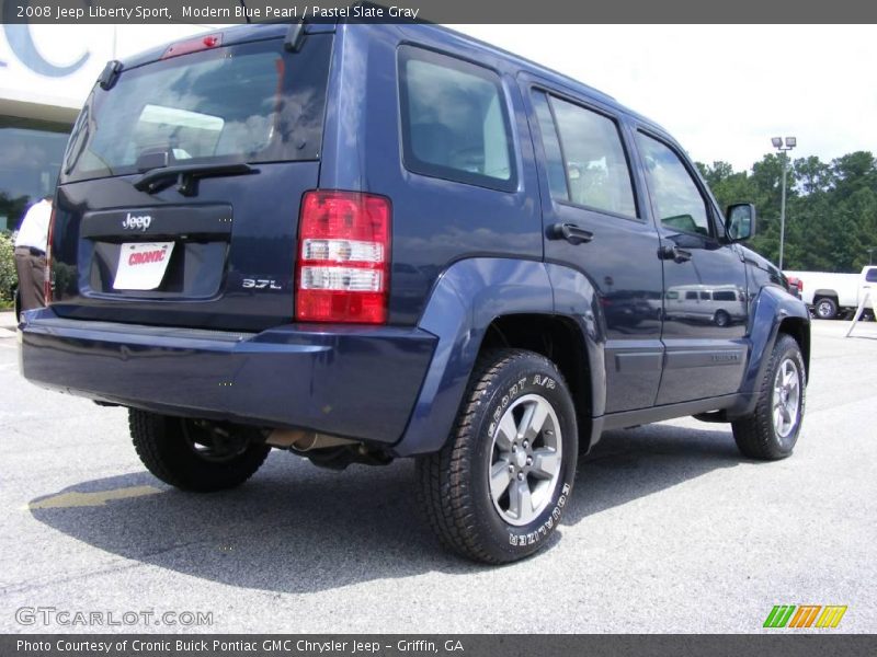 Modern Blue Pearl / Pastel Slate Gray 2008 Jeep Liberty Sport