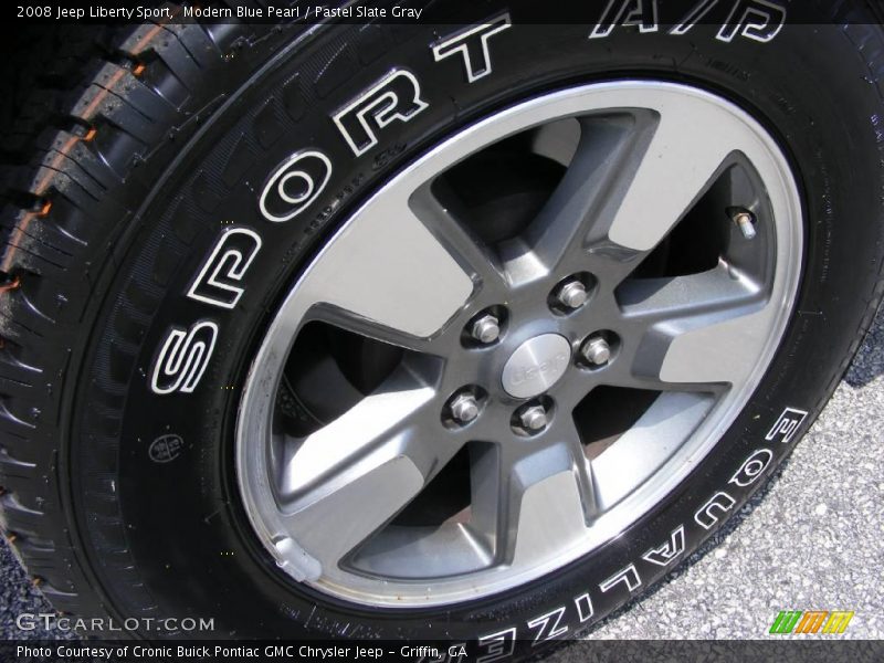 Modern Blue Pearl / Pastel Slate Gray 2008 Jeep Liberty Sport