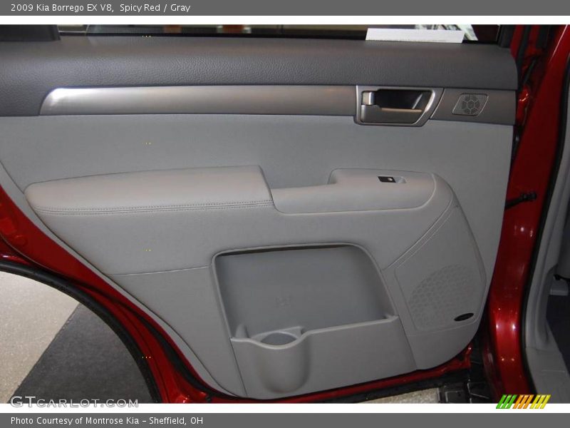 Spicy Red / Gray 2009 Kia Borrego EX V8