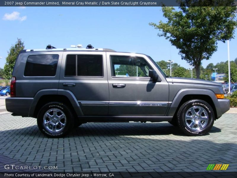 Mineral Gray Metallic / Dark Slate Gray/Light Graystone 2007 Jeep Commander Limited