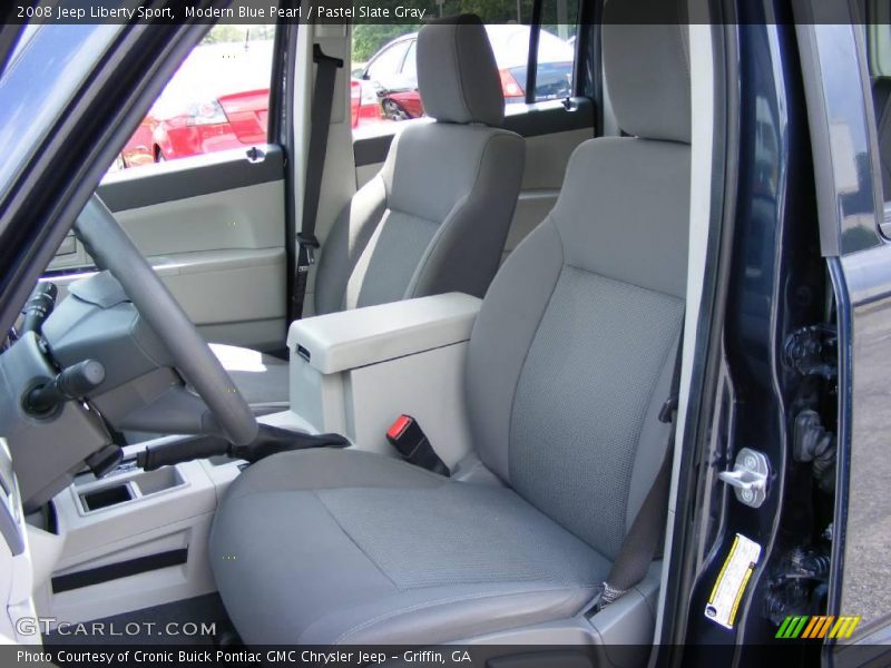 Modern Blue Pearl / Pastel Slate Gray 2008 Jeep Liberty Sport