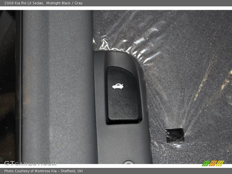 Midnight Black / Gray 2009 Kia Rio LX Sedan