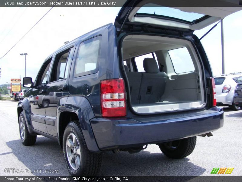 Modern Blue Pearl / Pastel Slate Gray 2008 Jeep Liberty Sport