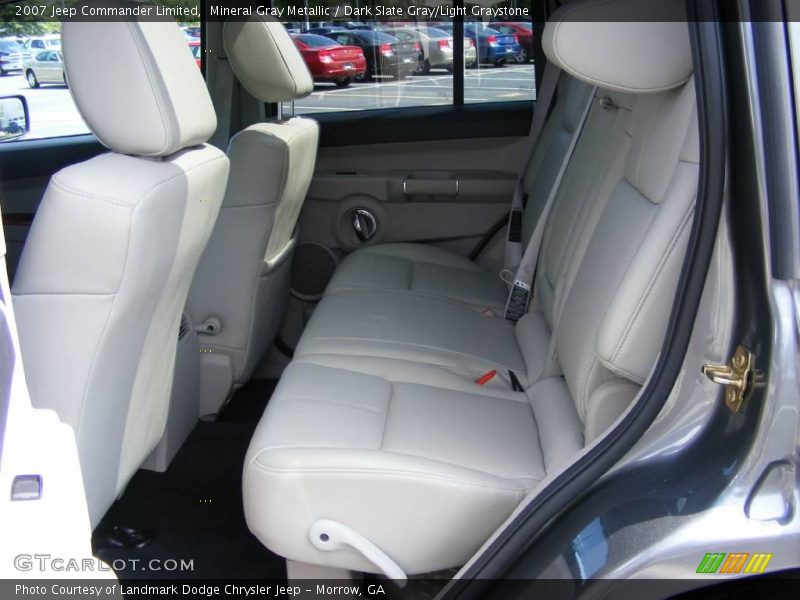 Mineral Gray Metallic / Dark Slate Gray/Light Graystone 2007 Jeep Commander Limited