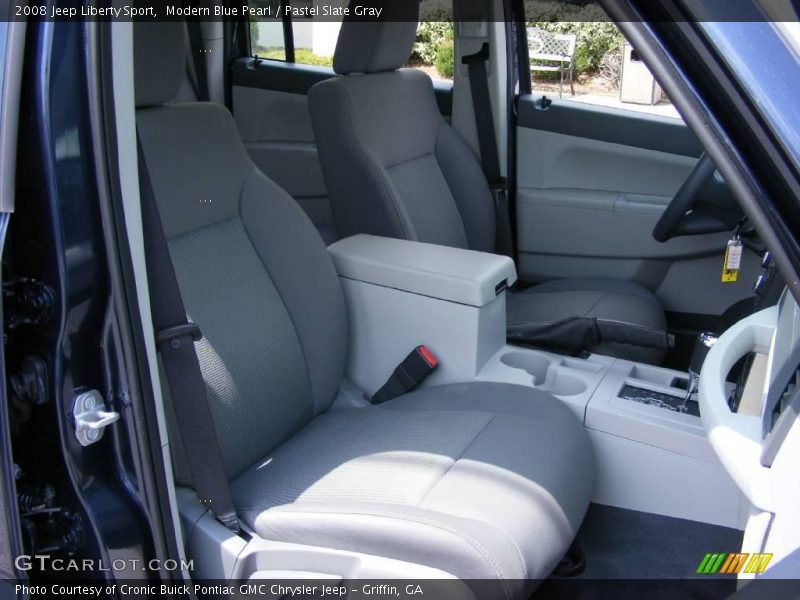 Modern Blue Pearl / Pastel Slate Gray 2008 Jeep Liberty Sport