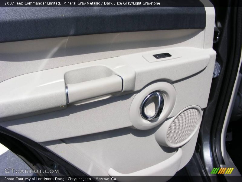 Mineral Gray Metallic / Dark Slate Gray/Light Graystone 2007 Jeep Commander Limited