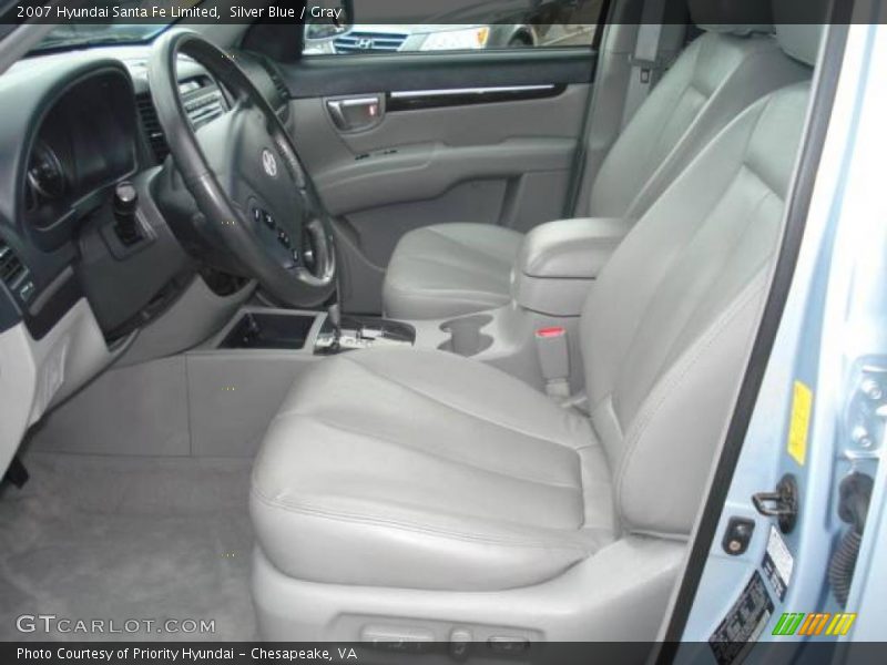 Silver Blue / Gray 2007 Hyundai Santa Fe Limited