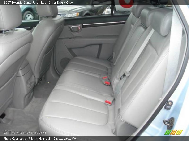 Silver Blue / Gray 2007 Hyundai Santa Fe Limited