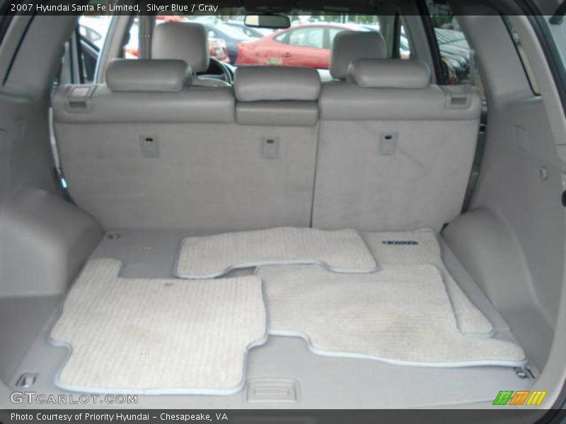 Silver Blue / Gray 2007 Hyundai Santa Fe Limited