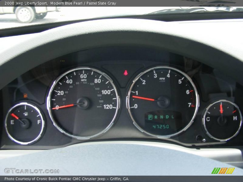 Modern Blue Pearl / Pastel Slate Gray 2008 Jeep Liberty Sport