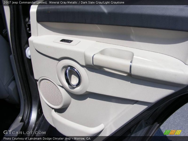 Mineral Gray Metallic / Dark Slate Gray/Light Graystone 2007 Jeep Commander Limited