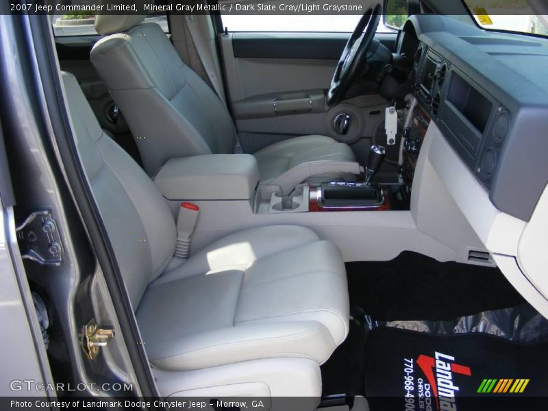 Mineral Gray Metallic / Dark Slate Gray/Light Graystone 2007 Jeep Commander Limited