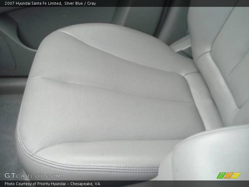 Silver Blue / Gray 2007 Hyundai Santa Fe Limited