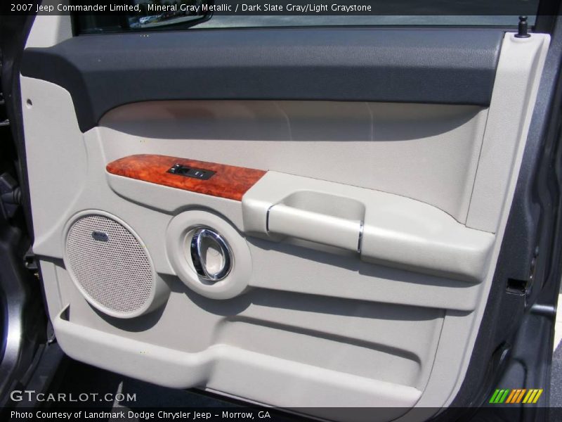 Mineral Gray Metallic / Dark Slate Gray/Light Graystone 2007 Jeep Commander Limited