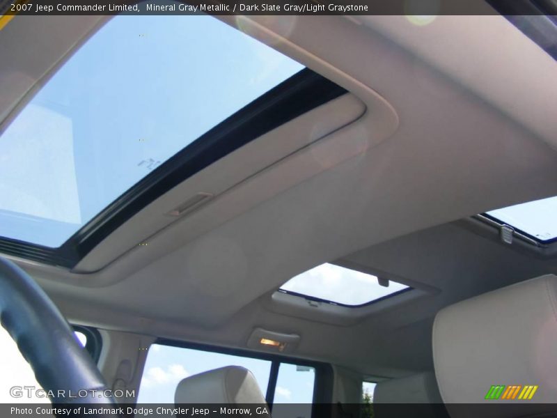 Mineral Gray Metallic / Dark Slate Gray/Light Graystone 2007 Jeep Commander Limited