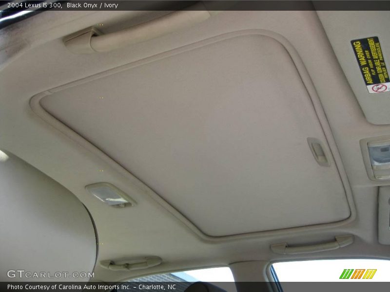 Black Onyx / Ivory 2004 Lexus IS 300