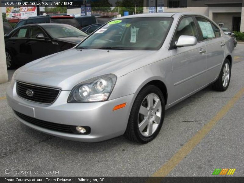 Silver / Black 2006 Kia Optima EX V6
