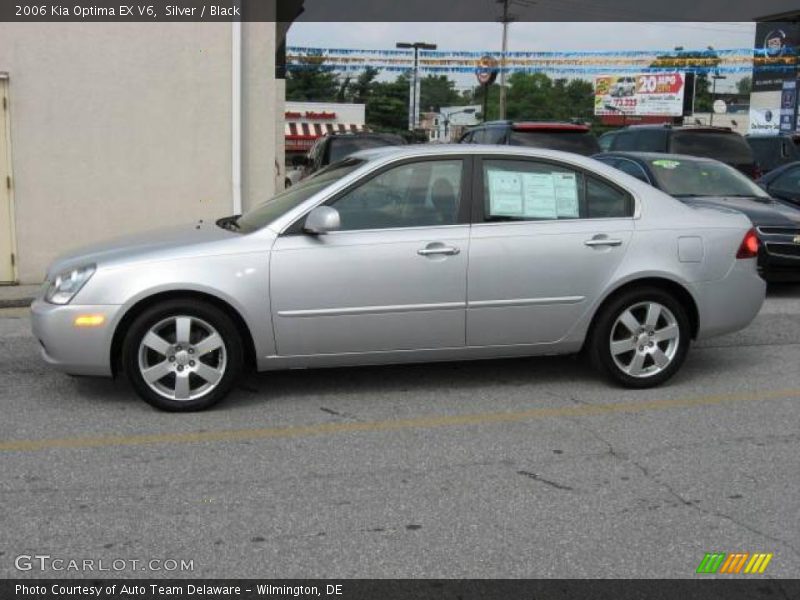 Silver / Black 2006 Kia Optima EX V6