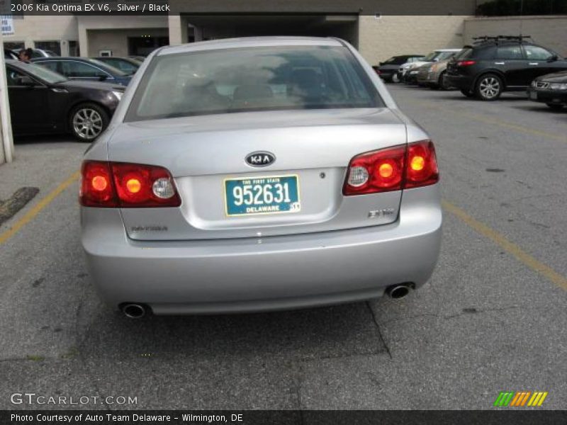 Silver / Black 2006 Kia Optima EX V6