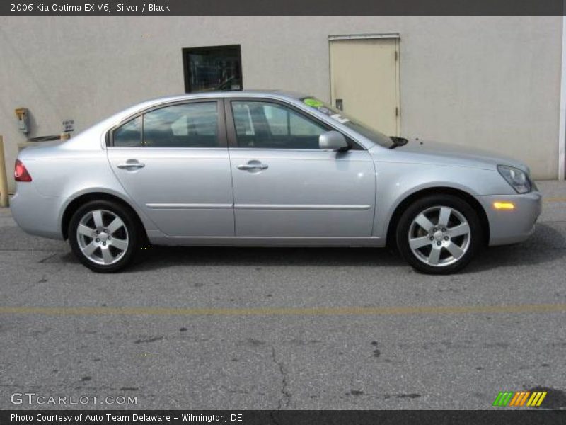 Silver / Black 2006 Kia Optima EX V6