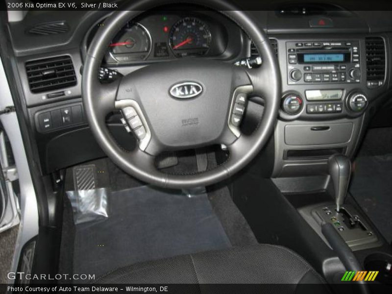 Silver / Black 2006 Kia Optima EX V6