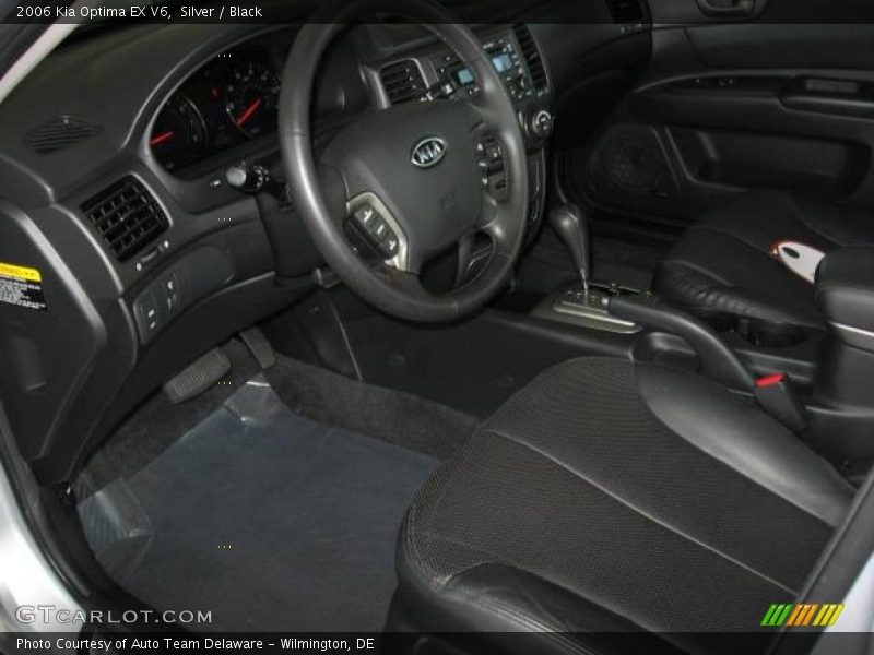 Silver / Black 2006 Kia Optima EX V6
