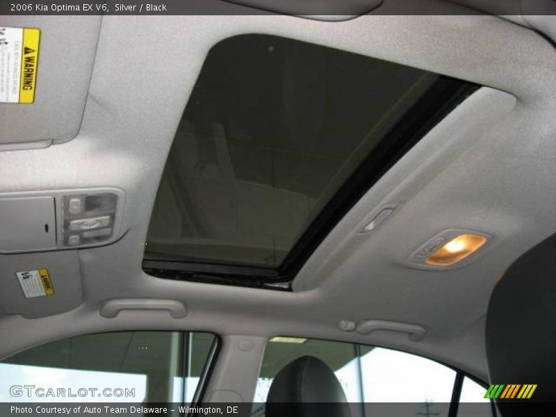 Silver / Black 2006 Kia Optima EX V6