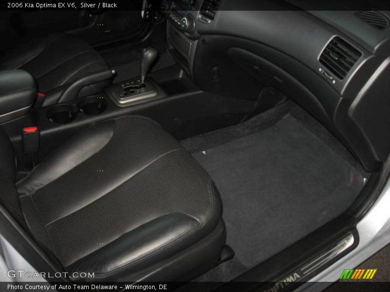 Silver / Black 2006 Kia Optima EX V6
