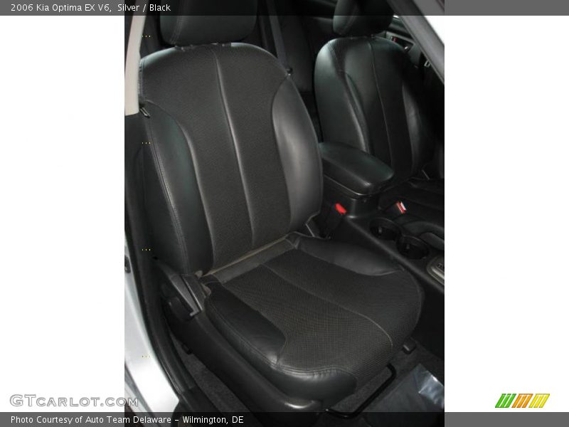 Silver / Black 2006 Kia Optima EX V6