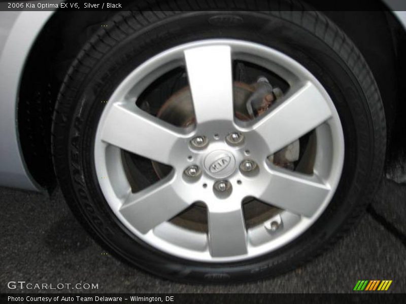 Silver / Black 2006 Kia Optima EX V6