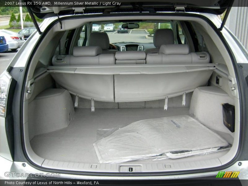 Millennium Silver Metallic / Light Gray 2007 Lexus RX 350 AWD