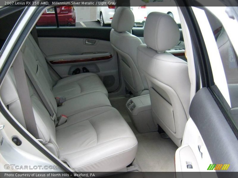 Millennium Silver Metallic / Light Gray 2007 Lexus RX 350 AWD