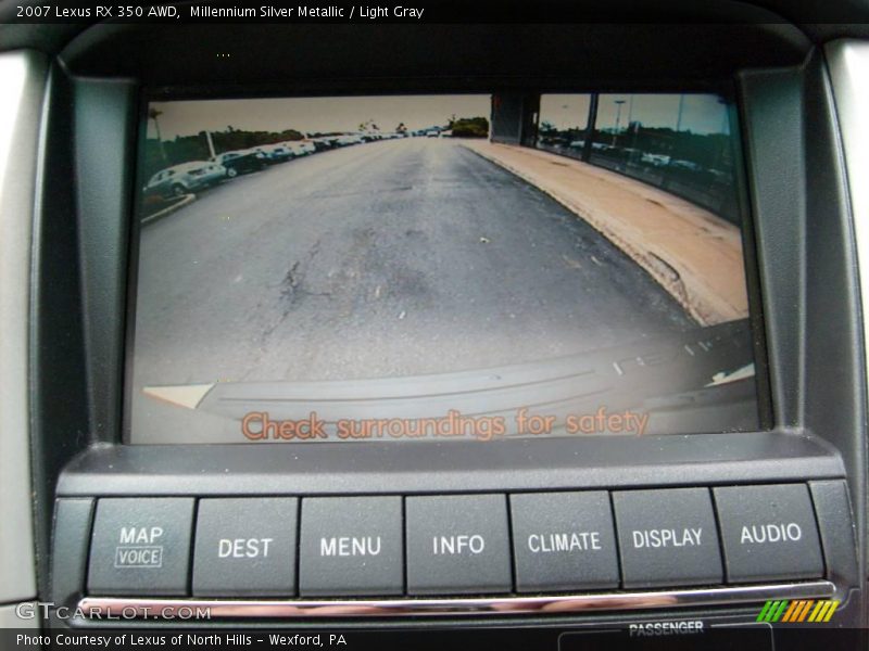 Millennium Silver Metallic / Light Gray 2007 Lexus RX 350 AWD