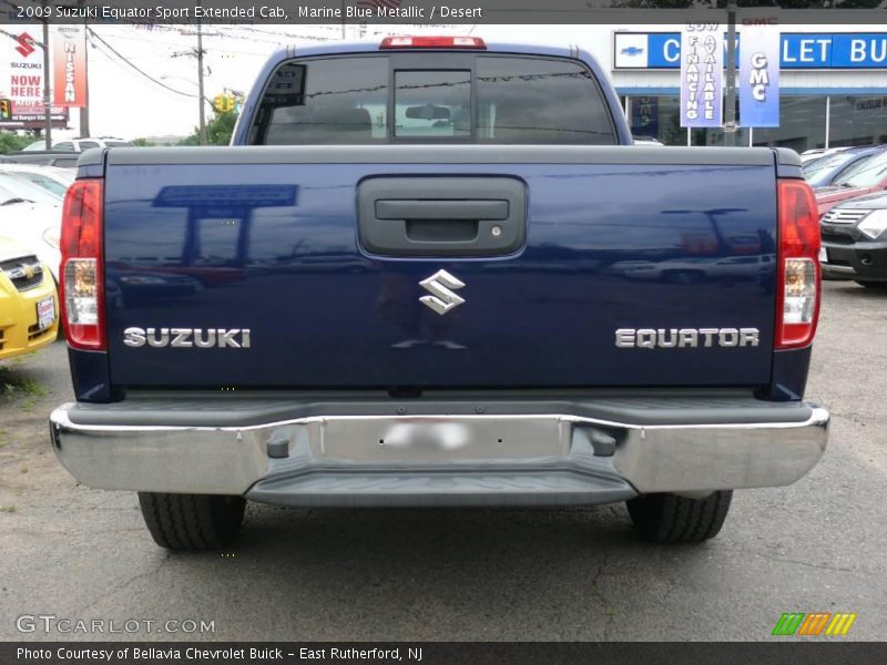 Marine Blue Metallic / Desert 2009 Suzuki Equator Sport Extended Cab