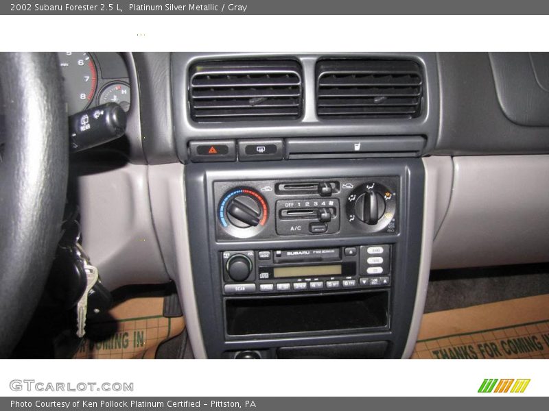 Platinum Silver Metallic / Gray 2002 Subaru Forester 2.5 L