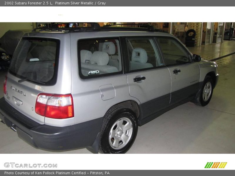 Platinum Silver Metallic / Gray 2002 Subaru Forester 2.5 L