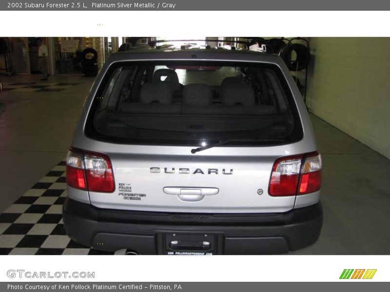 Platinum Silver Metallic / Gray 2002 Subaru Forester 2.5 L