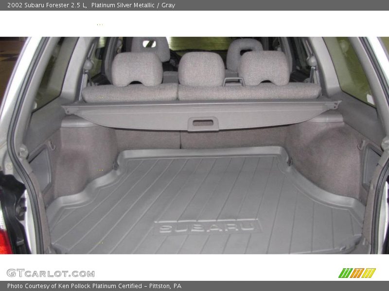 Platinum Silver Metallic / Gray 2002 Subaru Forester 2.5 L